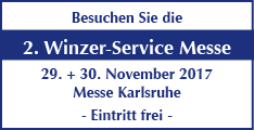 Winzer-Service Messe in Karlsruhe